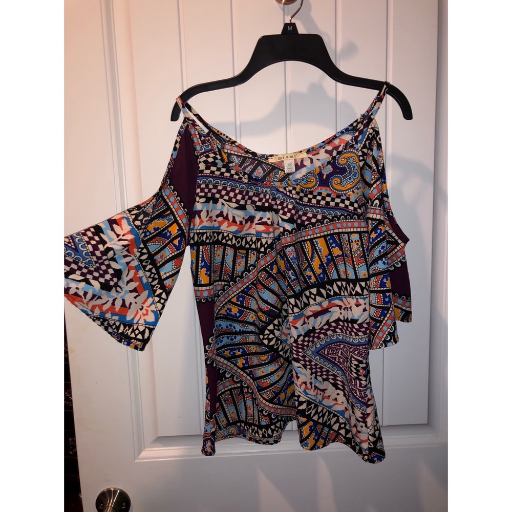 Tribal print Off the Shoulder Top for Sale